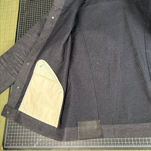 3Sixteen Denim Jacket Navy Black - XLarge - Made in USA - Picture 11 of 16